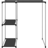  Stalak za pohranu iznad perilice crni 87x55x90,5 cm željezni | shoptok.hr