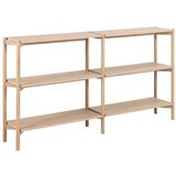 Actona Regal v hrastovem dekorju v naravni barvi 169x88 cm Braidwood – | Shoptok.si