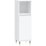 Maison Chic Kopalniška omarica - Kopalniški kabinet bela 30x30x100 cm inženirski les, (21794909) | Shoptok.si