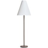 Kave Home Rjava stoječa svetilka s tekstilnim senčilom (višina 153 cm) Navat – Cene