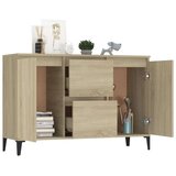 vidaXL komoda sonoma hrast 104x35x70 cm iverna plošča | Shoptok.si