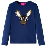  Dječja majica dugih rukava modra 104 | shoptok.hr