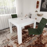 Hanah home trpezarijski sto single 90 shiny white Cene