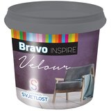 CHROMOS SVJETLOST Dekorativna boja za zid Bravo Inspire Velour silver 1 l | shoptok.hr