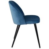 Venture Home Velvet blagovaonska stolica, plava, set od 2 | shoptok.hr