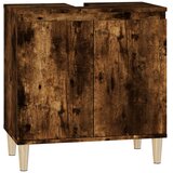 Ormarić za umivaonik boja dimljenog hrasta 58x33x60 cm drveni | shoptok.hr