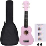 vidaXL Set dječjeg ukulelea Soprano s torbom ružičasti 21 " | shoptok.hr