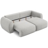 Makamii Svijetlo siva sklopiva/s prostorom za odlaganje sofa od samta 266 cm Kini – | shoptok.hr