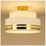  plafonsko svetlo tami 1xE27/60W/230V, prečnik 40 cm, bela/zlatna | Eponuda.com