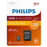 Philips 128GB microSDXC memorijska kartica + SD adapter, Class 10, UHS-I, U1 | shoptok.hr