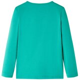  Dječja majica dugih rukava jarkozelena 128 | shoptok.hr