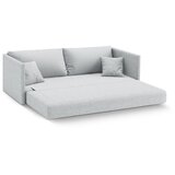 Cosmopolitan Design Svetlo siva raztegljiva sedežna garnitura iz šenilje 209 cm Shannon – | Shoptok.si