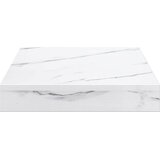  Polica na zidu Zidne 2 pcs Bijeli mramor 23 x 23,5 x 4 cm | shoptok.hr