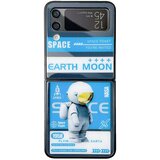 INORCO Za Samsung Galaxy Z Flip3 5G Zložljiva torbica za telefon z astronavtskim vzorcem Steklo+PC hrbtni pokrov proti padcu, (22036899) Cene