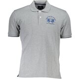 La Martina MEN'S SHORT SLEEVE POLO GREY | ePonuda.com