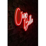 Wallity Ciao Bella - Red Red Decorative Plastic Led Lighting cene