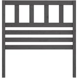  Uzglavlje za krevet sivo 96 x 4 x 100 cm od masivne borovine | shoptok.hr
