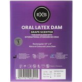 EXS Oral Latex Dams Flavoured Grape 1pc | Shoptok.si