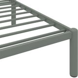  Okvir za krevet sivi metalni 90 x 200 cm | shoptok.hr