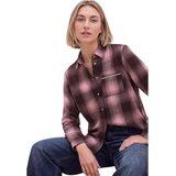 Street One Srajce & Bluze Y/D Check Overshirt w tape detail 346945 Bordo Cene