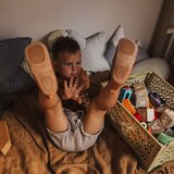 Liewood dječje papučice edith mr.bear navy | shoptok.hr