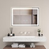 Izdelki za telo Kopalniško ogledalo proti rosenju, stikalom na dotik, LED, dim. 60 x 40 cm | Shoptok.si