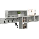  Vješalica za kapute na zidu Betonski sivi 100 x 12 x 43,5 cm | shoptok.hr