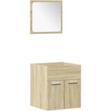 vidaXL 4-dijelni set kupaonskog namještaja boja hrasta sonome drveni | shoptok.hr