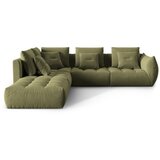 Micadoni Svijetlo zelena kutna garnitura od bouclé tkanine (s lijevim kutom) Bloom – Home Cijene