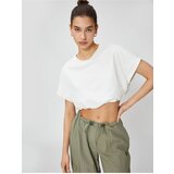 Koton crop t-shirt crew neck short sleeve elastic waist Cijene