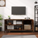 TV ormarić boja dimljenog hrasta 100x40x45 cm konstruirano drvo | shoptok.hr