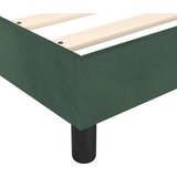  Box spring postelja z vzmetnico temno zelen 140x190 cm žamet | Shoptok.si