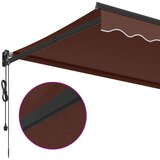 Tenda na automatsko uvlačenje smeđa 350 x 250 cm | shoptok.hr