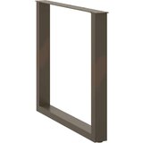vidaXL Noge za jedilno mizo U-oblika 2 kosa 90x(72-73) cm jeklo, (21828560) | Shoptok.si