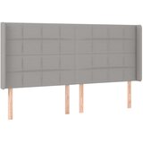  Krevet box spring s madracem LED svjetlosivi 180x200 cm tkanina | shoptok.hr