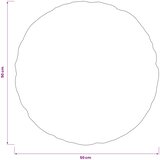  Presvlaka za jastuk 6 kom. HEERLEN Plava Ø 50 cm | shoptok.hr