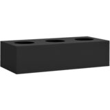 Furnova Omara s cvetličnim koritom antracitna 90x40x125 cm jeklo, (21919657) | Shoptok.si