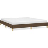  Posteljni okvir temno rjav 180x200 cm blago, (20723344) | Shoptok.si