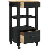  Kuhinjski kolica MONZA Crna 48 x 40 x 88,5 cm | Eponuda.com