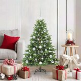 vidaXL Umjetno božićno drvce s stalakom Zelena 120 cm PE i PVC | shoptok.hr