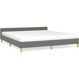  Okvir za krevet bez madraca tamnosivi 160x200 cm od tkanine | Eponuda.com