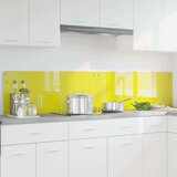 vidaXL Zaščita za kuhinjo 2 pcs Rumena 100 x 40 cm kaljeno steklo Cene
