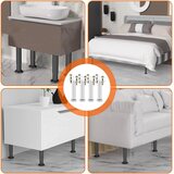 EUBSWA 4x nastavljive kovinske noge za posteljo 25–42 cm | Shoptok.si