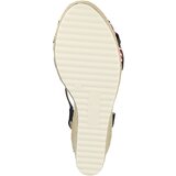Tom Tailor Sandali s paščki mornarska / ognjeno rdeča / črna / bela | Shoptok.si