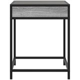  Noćni ormarić s beskonačnim LED boja hrasta 40 x 40 x 51 cm | shoptok.hr