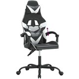 vidaXL Igraća stolica od umjetne kože crno-bijela | shoptok.hr