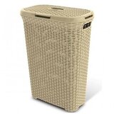 Curver korpa za veš 60l ratan krem cu 00707-885 Cene