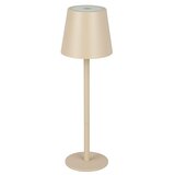 Starlux Akumulatorska namizna svetilka Paola Mini (1,6 W, Do x Š x V: 8,6 x 8,6 x 27 cm, Peščena, Topla bela) | Shoptok.si