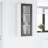  Zidni stakleni ormarić LUCCA Crna 40 x 31 x 100 cm | Eponuda.com