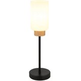 Globo 15977T - Stona lampa ROWENA 1xE27/60W/230V crna/bela | Eponuda.com